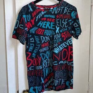 CROPP Text T Shirt-XS